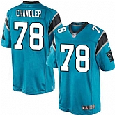 Nike Men & Women & Youth Panthers #78 Chandler Blue Team Color Game Jersey,baseball caps,new era cap wholesale,wholesale hats
